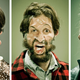 Illustration for article titled Portraits of people deformed by Scotch tape are hilariously freaky